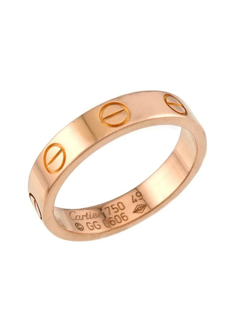 Cartier Mini Love 49 Ring 18K Pink Gold